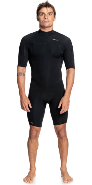 2026 Quiksilver Hombres Everyday Sessions 2/2mm Back Zip Traje De Primavera Neopreno EQYW503037 - Black